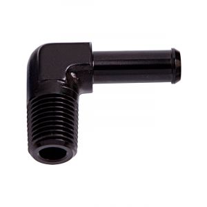 Aeroflow Male NPT to Barb 90 Degree Adapter 3/8