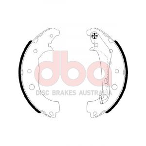 DBA Street Series Brake Shoes 228.6mm