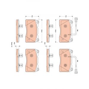 TRW Brake Pads