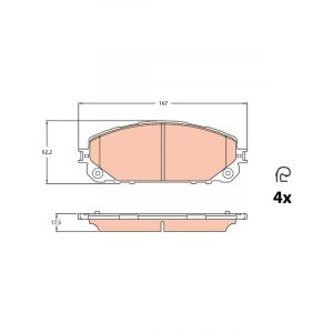 TRW Brake Pads