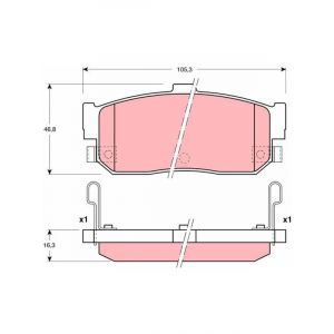 TRW Brake Pads