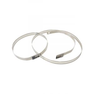 Aeroflow Snap Lock Ties Stainless Steel Ties 6 Pieces x 18 Inch