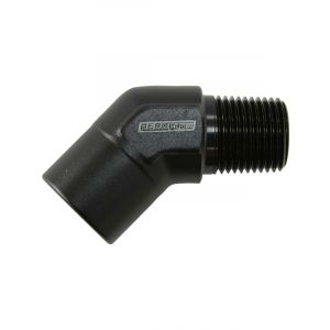 Aeroflow 45 Degree NPT Female to Male NPT Fitting 1/4 Inch Black