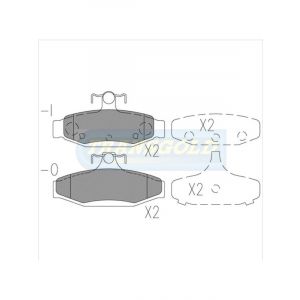 Transgold Brake Pads