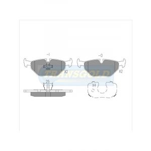 Transgold Brake Pads