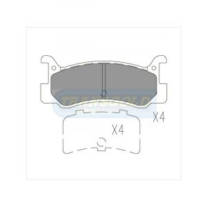Transgold Brake Pads