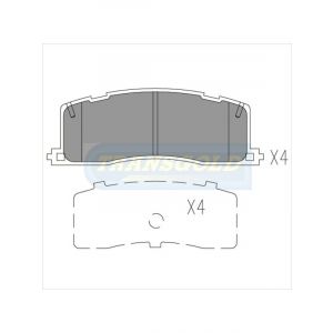 Transgold Brake Pads