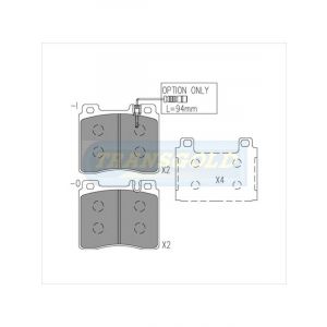 Transgold Brake Pads