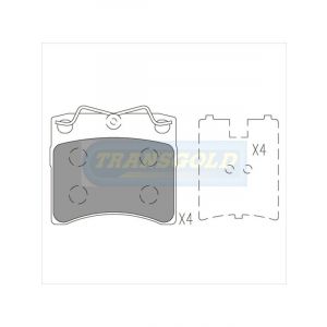 Transgold Brake Pads