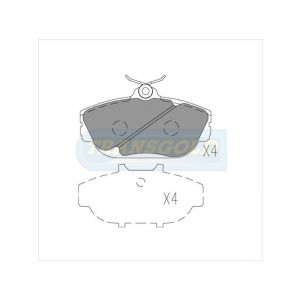 Transgold Brake Pads