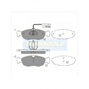 Transgold Brake Pads