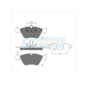 Transgold Brake Pads