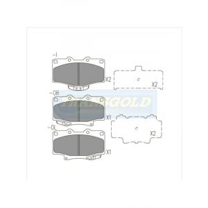 Transgold Brake Pads