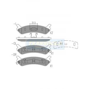 Transgold Brake Pads