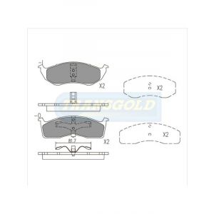Transgold Brake Pads