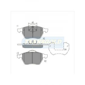 Transgold Brake Pads