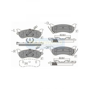 Transgold Brake Pads