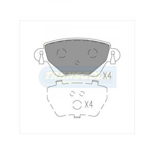 Transgold Brake Pads