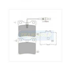 Transgold Brake Pads
