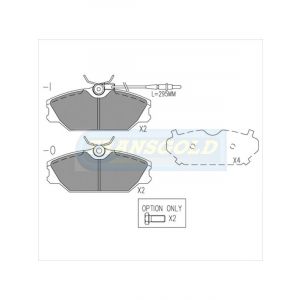 Transgold Brake Pads