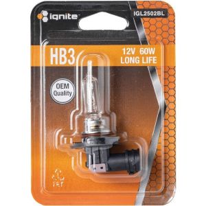Ignite HB3 Halogen Globe 12V 60W Long Life