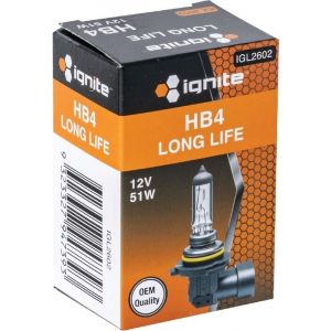 Ignite HB4 Halogen Globe 12V 51W Long Life