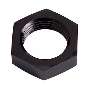 Aeroflow Bulkhead Nut -6AN Black
