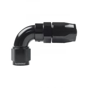 Raceworks Taper Hose End AN4 90 Deg
