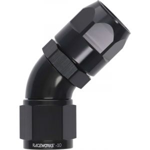 Raceworks PTFE Hose End AN10 45 Deg