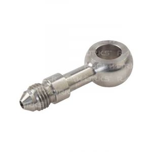 Raceworks 12.2mm Banjo To AN4 Male Flare SS 90 Deg