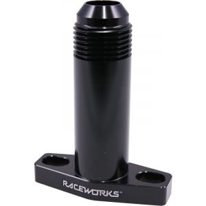 Raceworks Turbo Drain Adapter AN10 Male 3In Long 38-44mm