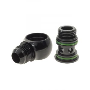 Raceworks Low Profile Banjo Adapter Male Flare AN6 To ORB An6