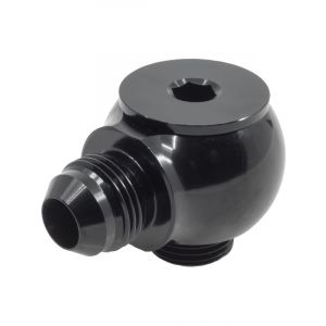 Raceworks Low Profile Banjo Adapter Male Flare AN8 To ORB An8