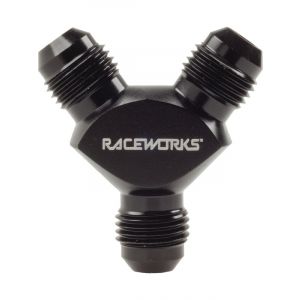 Raceworks Y Block Male Flare An Thread 3 x AN3