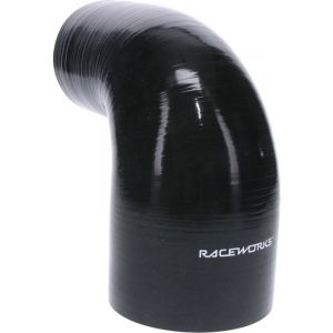Raceworks 90 Deg Reducer 2.00-2.75In 51-70mm Black