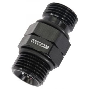 Aeroflow ORB Male to Male Swivel -8 ORB to -8 ORB Black