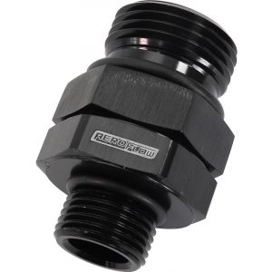 Aeroflow ORB Male to Male Swivel -10 ORB to -8 ORB Black