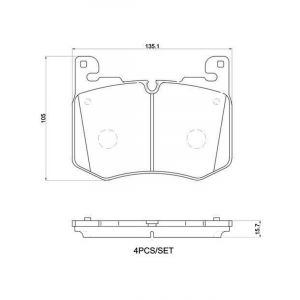 Brembo Ceramic Brake Pads