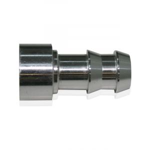 Aeroflow Weld-On Push Lock Barb Fitting 3/4 Inch Aluminium