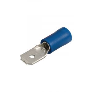 Narva 6.3 x 0.8mm Male Blade Terminal Blue Pack of 100
