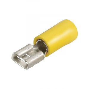 Narva 6.3 x 0.8mm Female Blade Terminal Yellow Pack of 12
