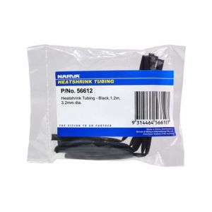 Narva HeatShrink Tubing 3.2 mm Black 1.2 Meter