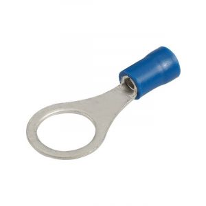Narva 9.5 mm Flared Vinyl Ring Terminal Blue Pack of 12