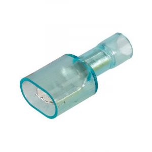 Narva Fully Insulated - 6.3 x 0.8mm Male Blade Terminal Blue Pack of 50