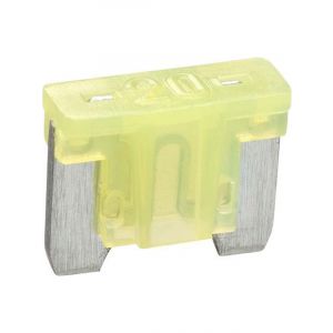 Narva 20 Amp Yellow Micro Blade Fuse Pack of 25
