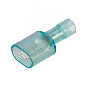 Narva 6.3mm Transparent Male Blade Terminal Blue Pack of 8