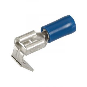 Narva 6.3 x 0.8mm Male/ Female Connector Blue Pack of 14