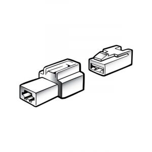 Narva 1 Way Connector Housing With Terminals 20 Amp Pack of 2