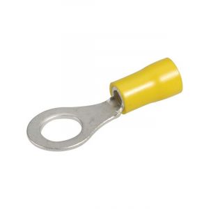 Narva 8.4 mm Flared Vinyl Ring Terminal Yellow Pack of 10