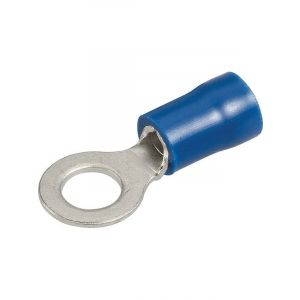 Narva 5 mm Flared Vinyl Ring Terminal Blue Pack of 25
